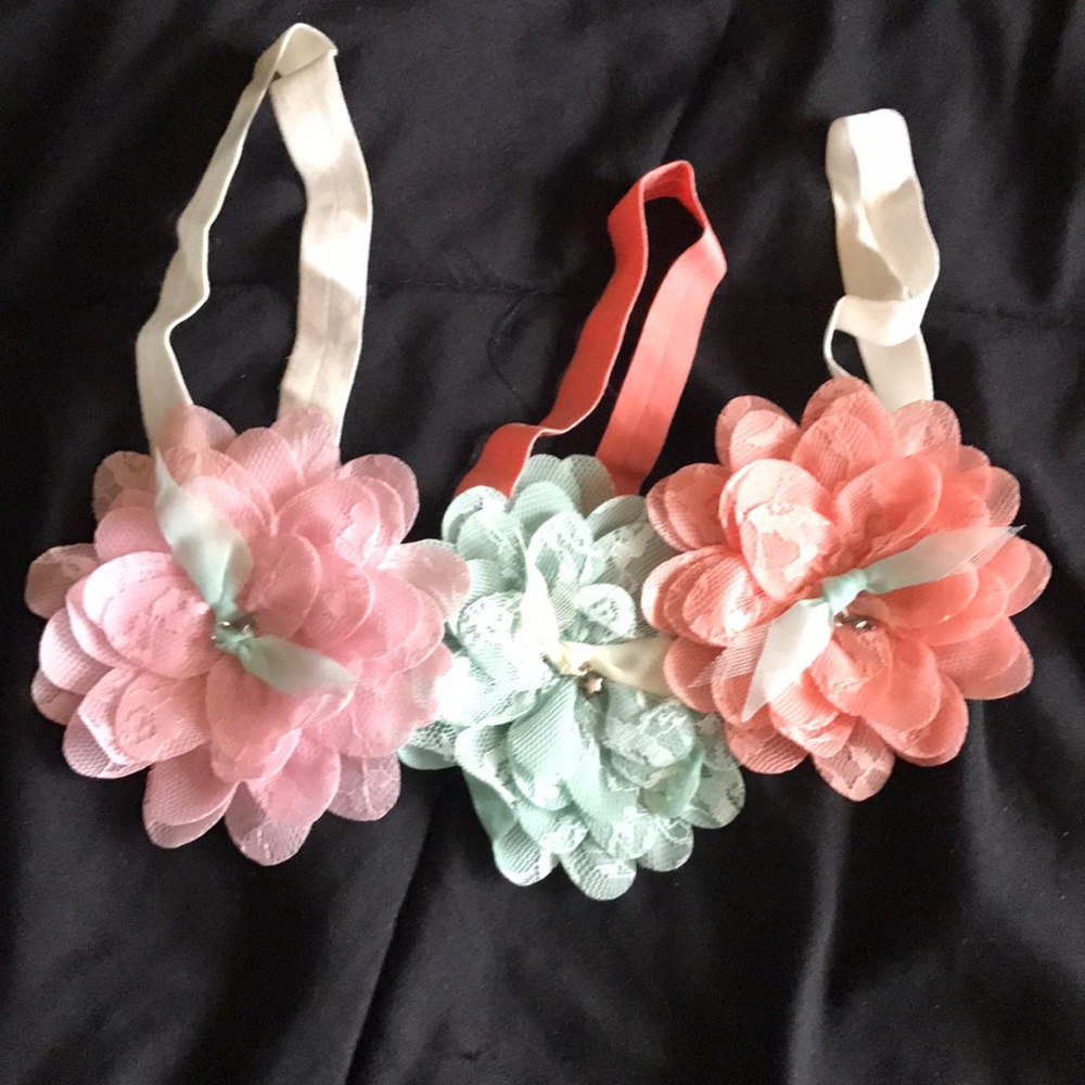 Baby girl headband bows